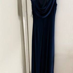 Alex Evenings Midnight Blue Maxi Dress